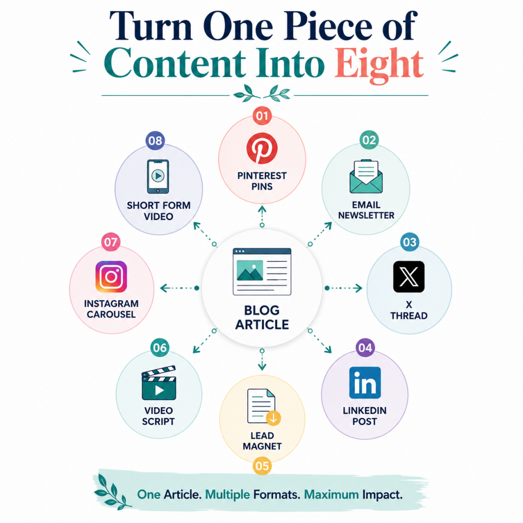 Repurpose your content asset.